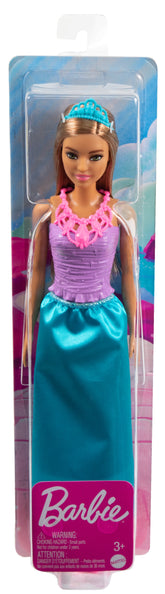 Barbie Dreamtopia Princess Brunette Doll Wearing Blue Skirt, Shoes and Tiara for Kids Ages 3+